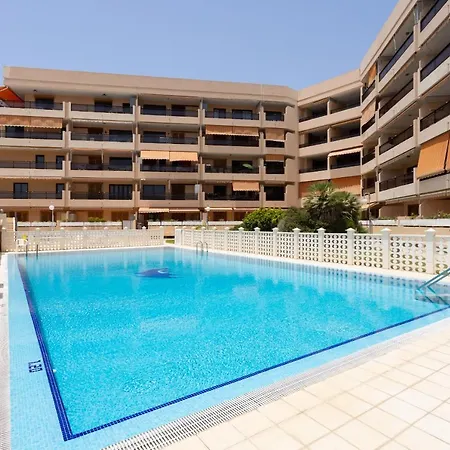 Frontline Penthouse With Heated Pool And Parking Appartamento Los Cristianos (Tenerife)